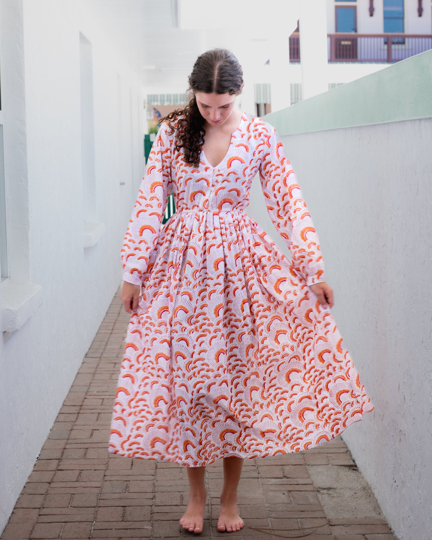 Petra V- Neck Maxi